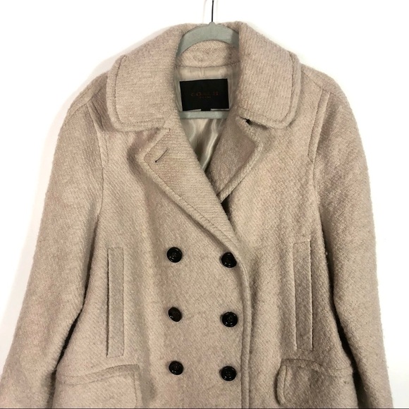 Coach wool pea coat - Picture 2 of 11